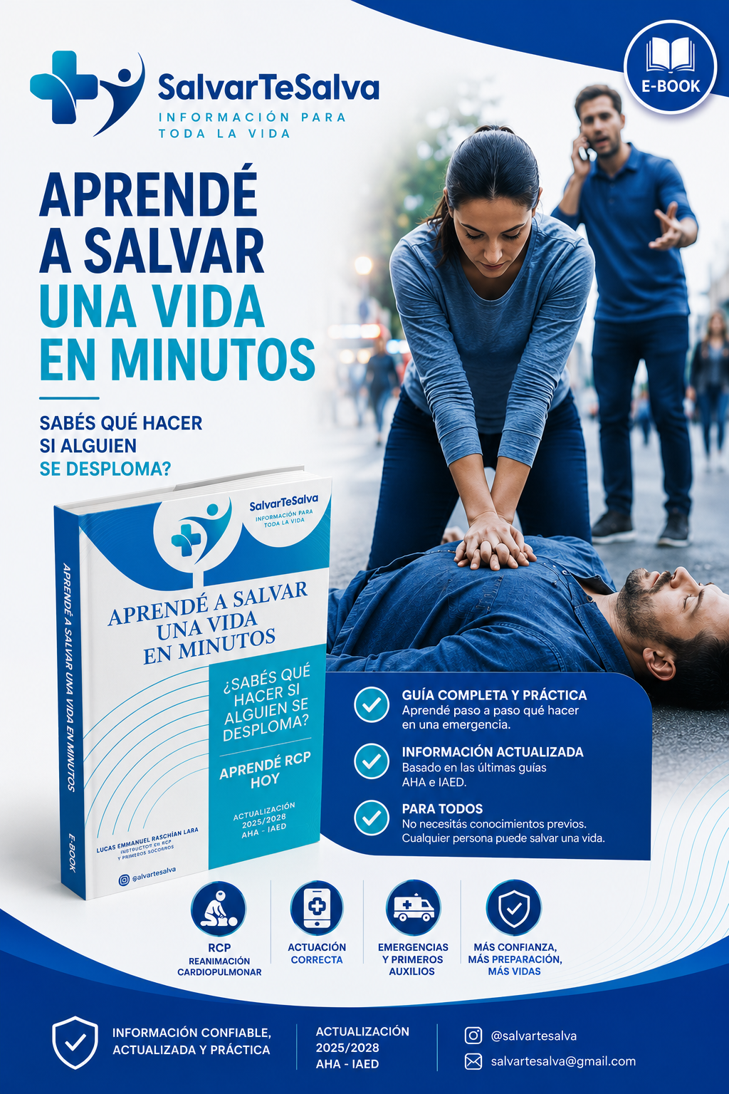 APRENDE A SALVAR UNA VIDA EN MINUTOS